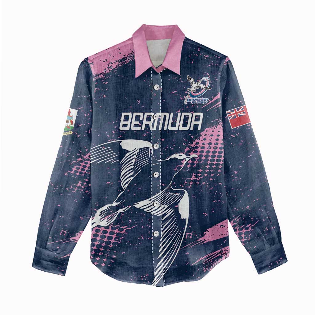 Custom Rugby Bermuda Women Casual Shirt Our Team Go Champions - Wonder Print Shop