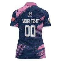 Custom Rugby Bermuda Women Polo Shirt Our Team Go Champions - Wonder Print Shop