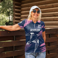 Custom Rugby Bermuda Women Polo Shirt Our Team Go Champions - Wonder Print Shop