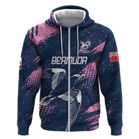 Custom Rugby Bermuda Zip Hoodie Our Team Go Champions - Wonder Print Shop