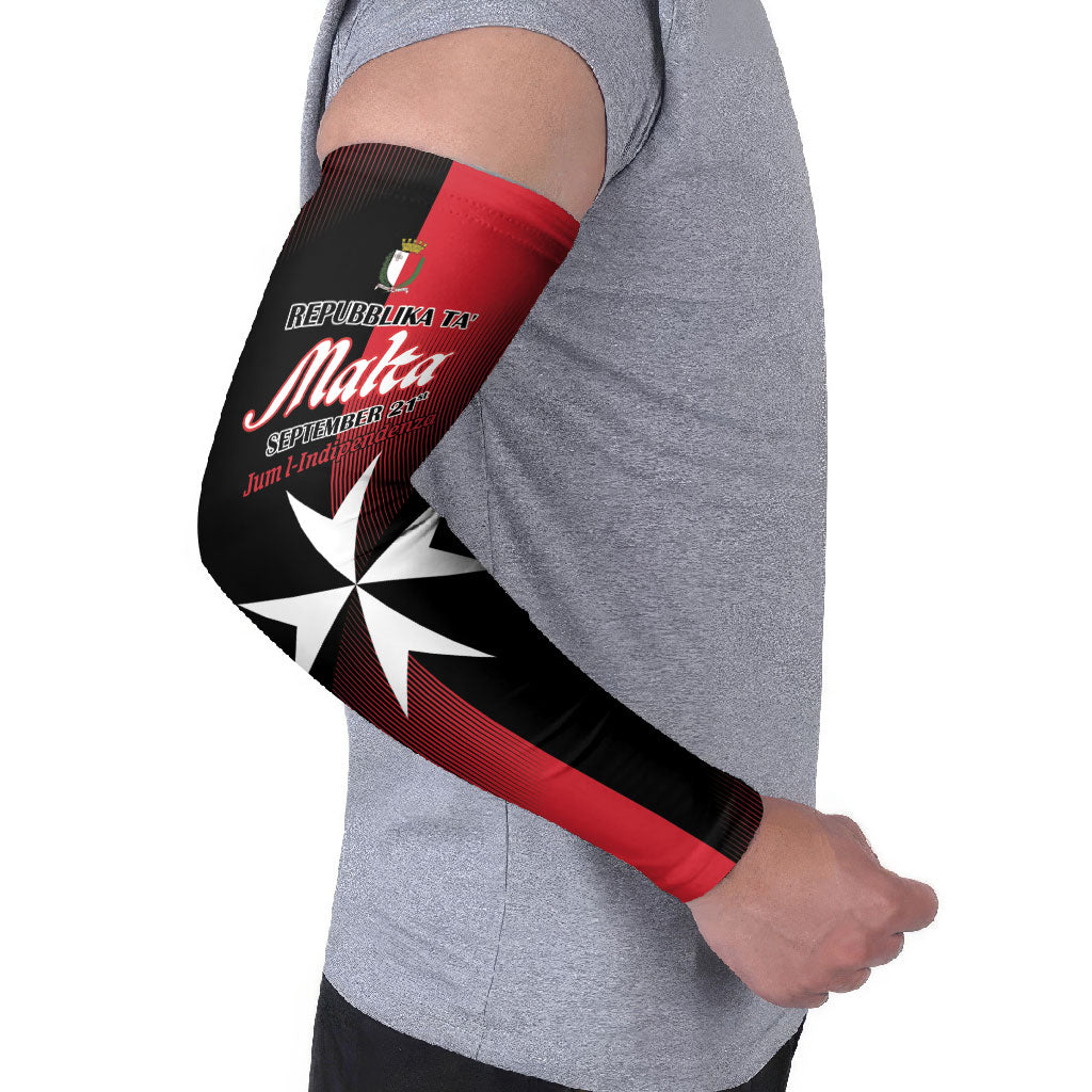 Personalised Malta Jum l-Indipendenza Arm Sleeves September 21st