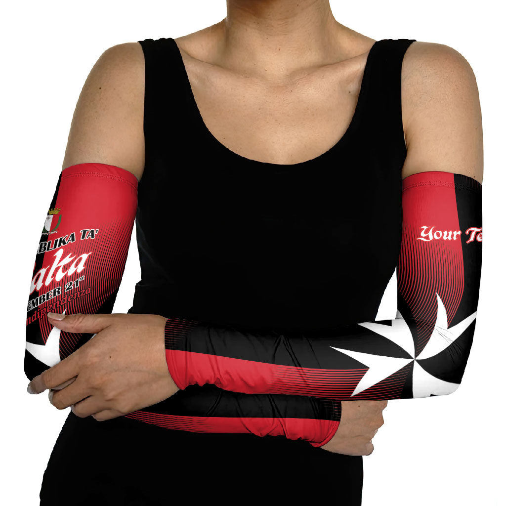 Personalised Malta Jum l-Indipendenza Arm Sleeves September 21st