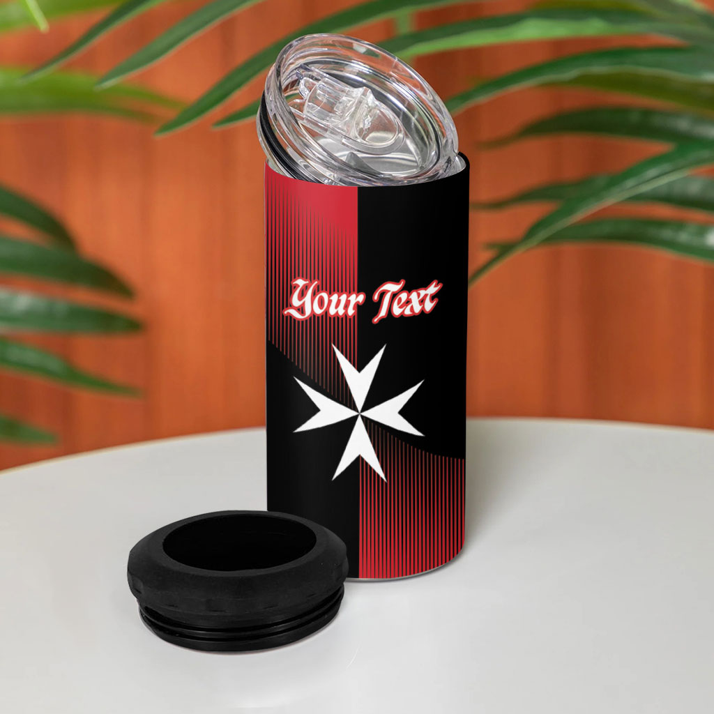 Personalised Malta Jum l-Indipendenza 4 in 1 Can Cooler Tumbler September 21st