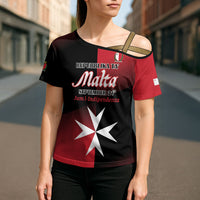 Personalised Malta Jum l-Indipendenza Cross Shoulder Shirt September 21st