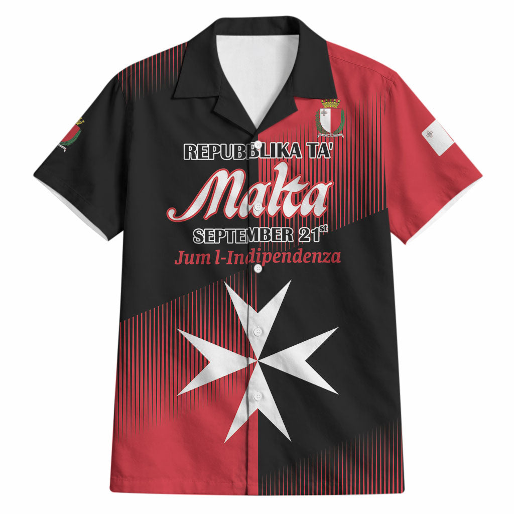 Personalised Malta Jum l-Indipendenza Hawaiian Shirt September 21st
