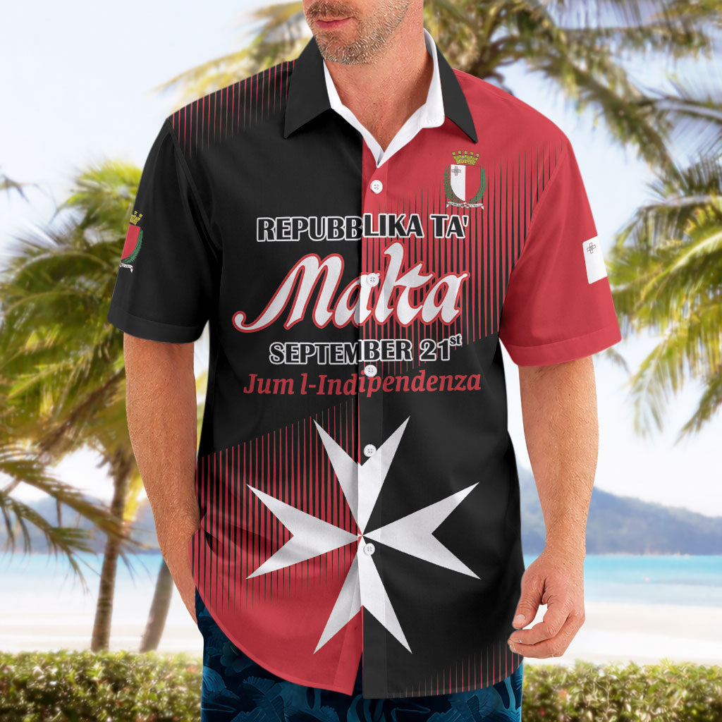 Personalised Malta Jum l-Indipendenza Hawaiian Shirt September 21st