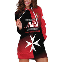 Personalised Malta Jum l-Indipendenza Hoodie Dress September 21st