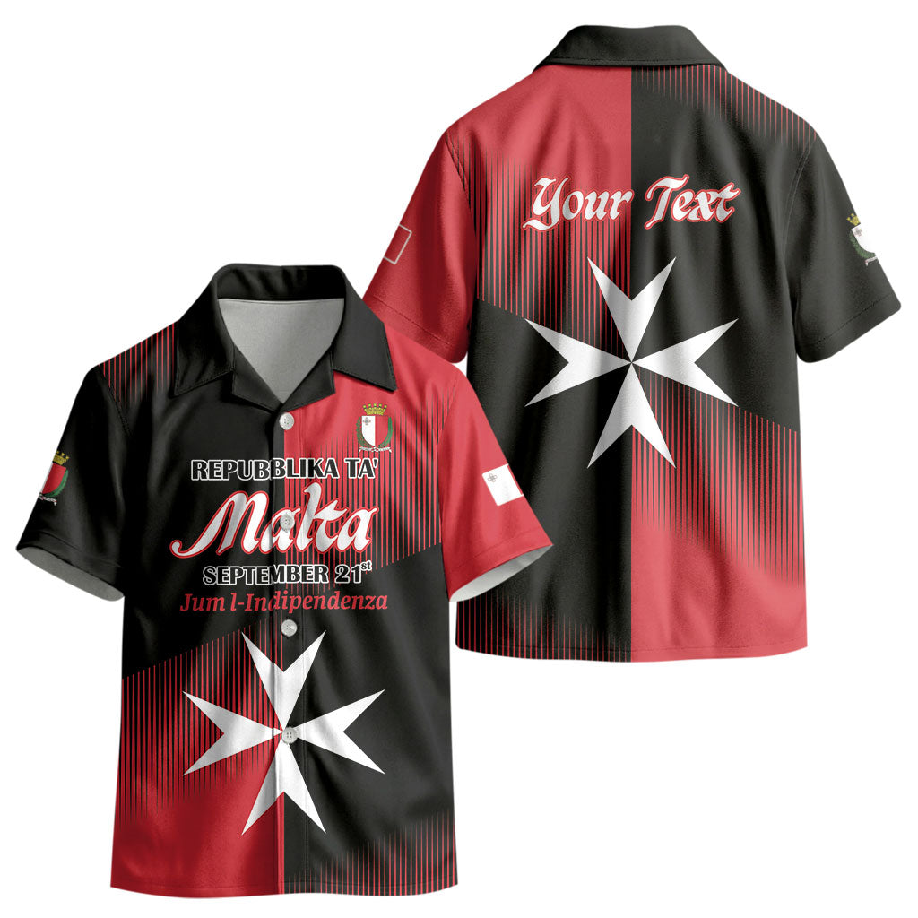 Personalised Malta Jum l-Indipendenza Kid Hawaiian Shirt September 21st