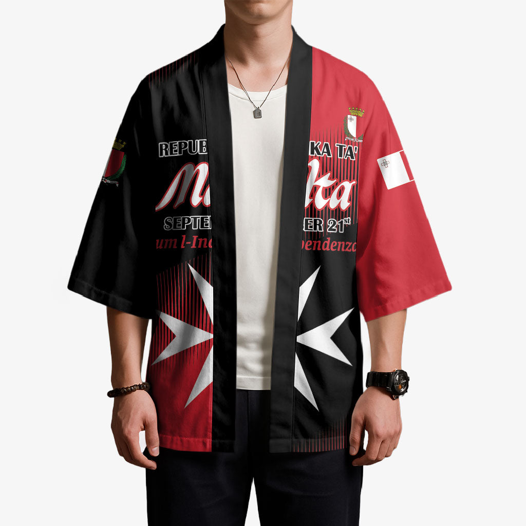 Personalised Malta Jum l-Indipendenza Kimono September 21st