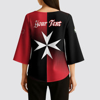 Personalised Malta Jum l-Indipendenza Kimono Sleeve Blouse September 21st