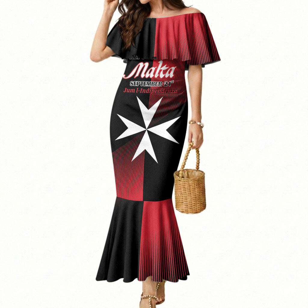 Personalised Malta Jum l-Indipendenza Mermaid Dress September 21st