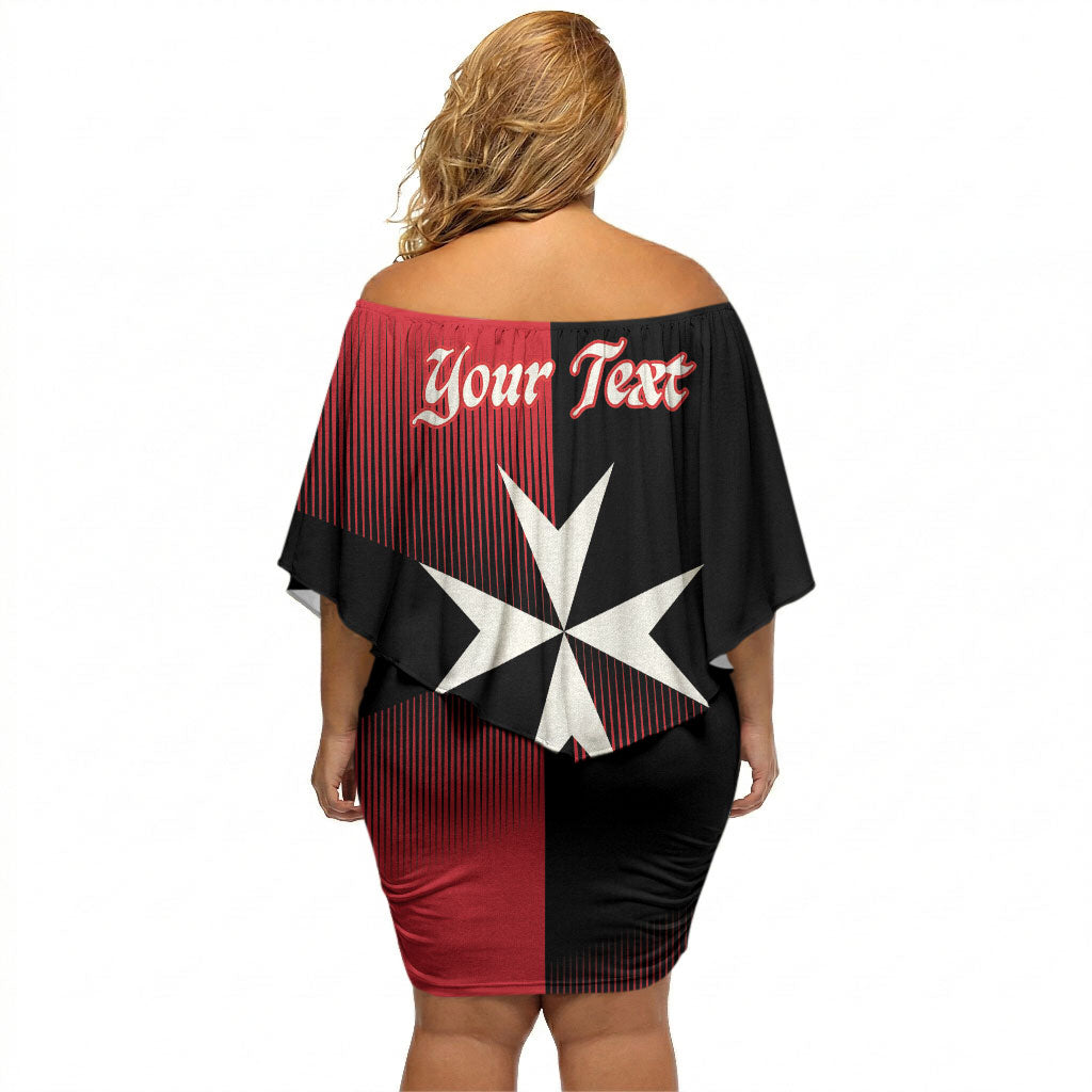 Personalised Malta Jum l-Indipendenza Off Shoulder Short Dress September 21st