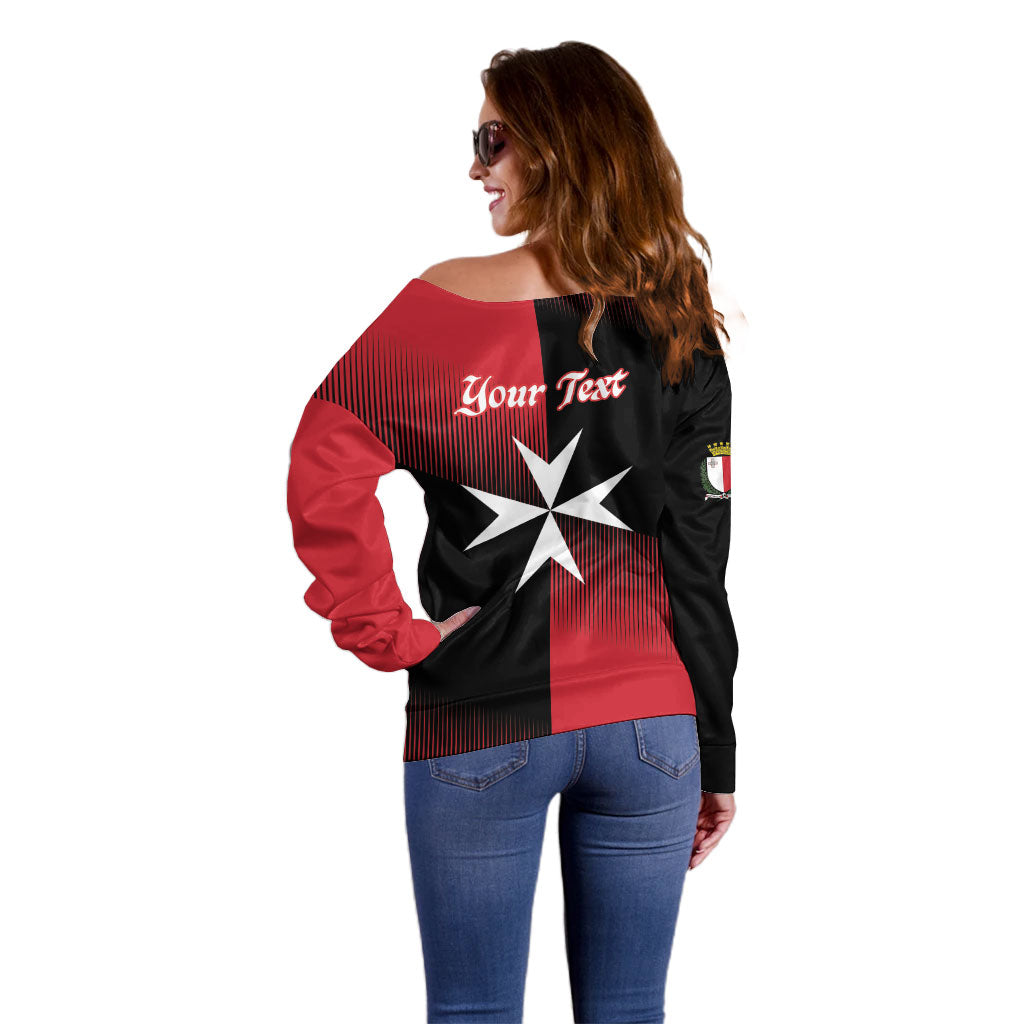 Personalised Malta Jum l-Indipendenza Off Shoulder Sweater September 21st