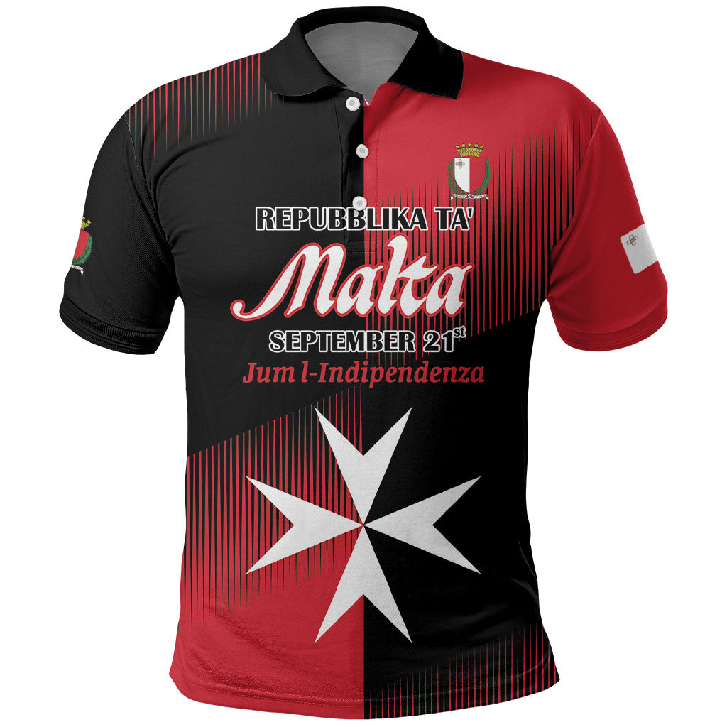 Personalised Malta Jum l-Indipendenza Polo Shirt September 21st