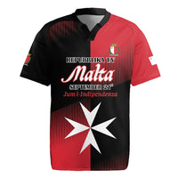 Personalised Malta Jum l-Indipendenza Rugby Jersey September 21st