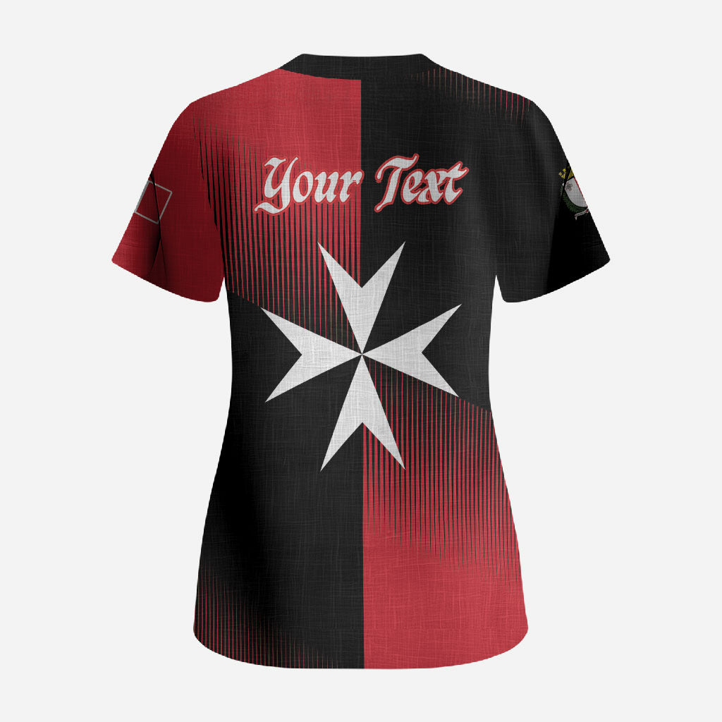 Personalised Malta Jum l-Indipendenza Scrub Top September 21st
