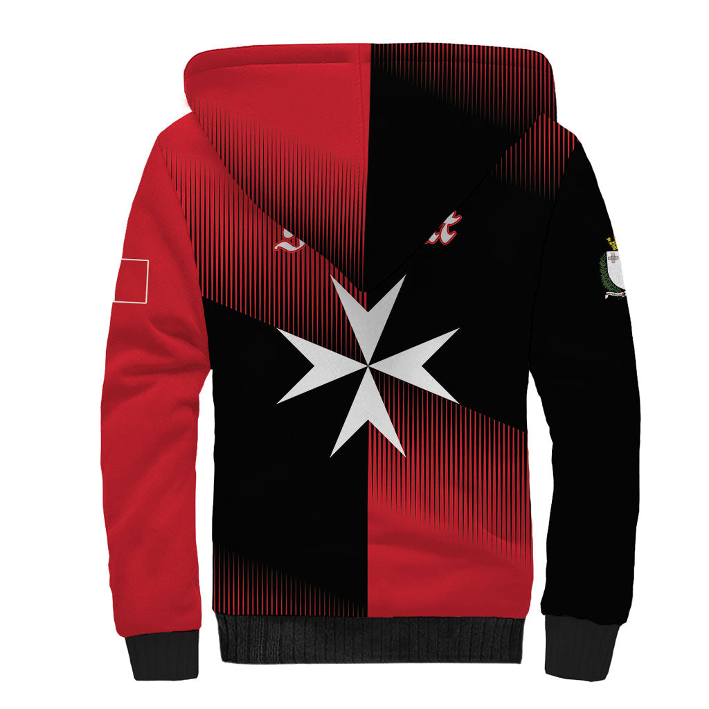 Personalised Malta Jum l-Indipendenza Sherpa Hoodie September 21st