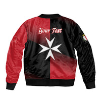 Personalised Malta Jum l-Indipendenza Sleeve Zip Bomber Jacket September 21st