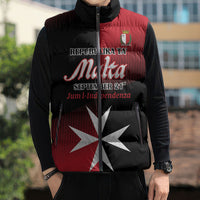 Personalised Malta Jum l-Indipendenza Sleeveless Puffer Jacket September 21st