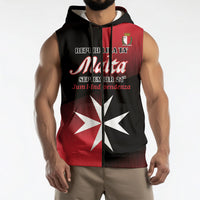 Personalised Malta Jum l-Indipendenza Sleeveless Zip Hoodie September 21st