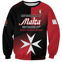 Personalised Malta Jum l-Indipendenza Sweatshirt September 21st