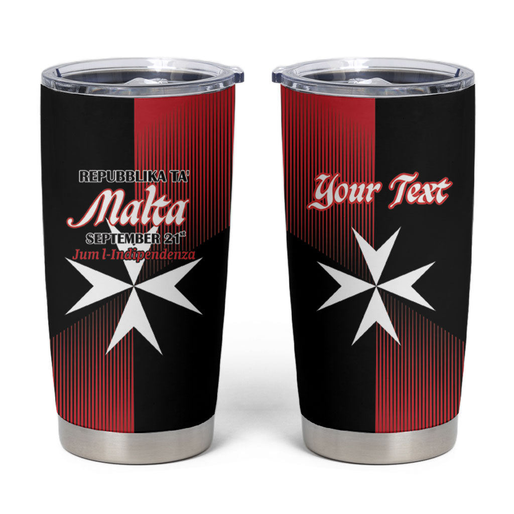 Personalised Malta Jum l-Indipendenza Tumbler Cup September 21st
