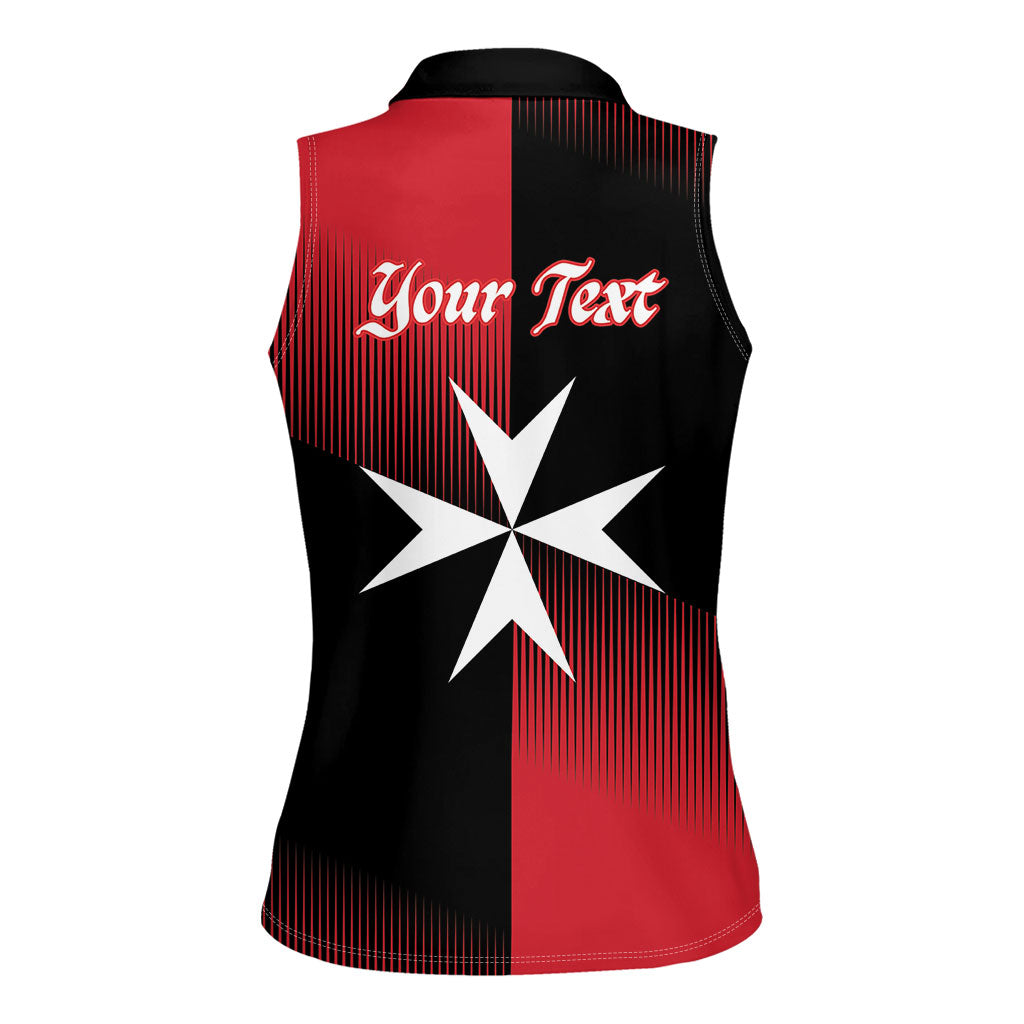 Personalised Malta Jum l-Indipendenza Women Sleeveless Polo Shirt September 21st