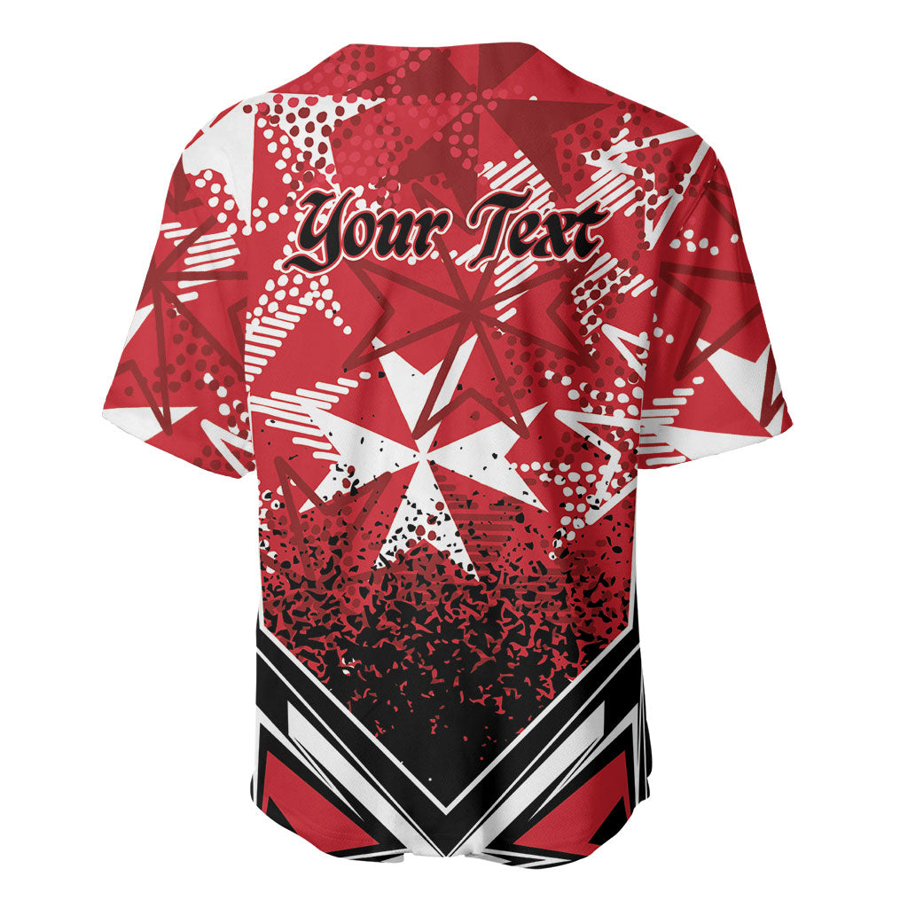 Personalised Repubblika ta Malta Baseball Jersey Dynamic Style
