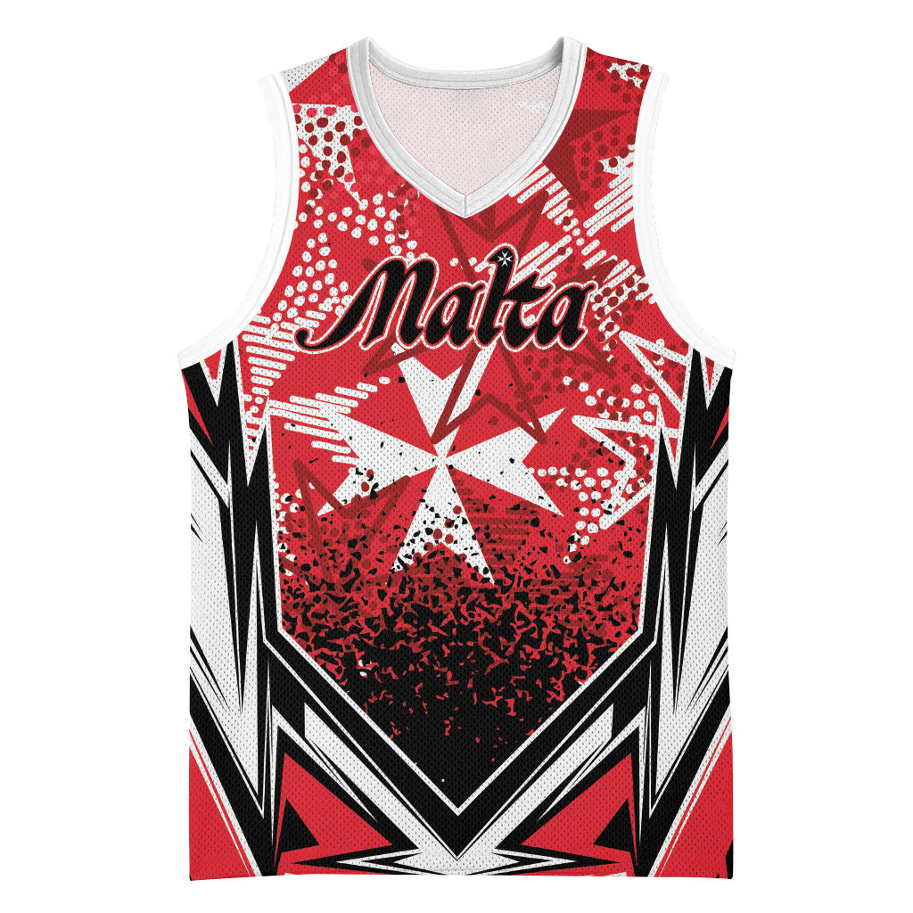 Personalised Repubblika ta Malta Basketball Jersey Dynamic Style