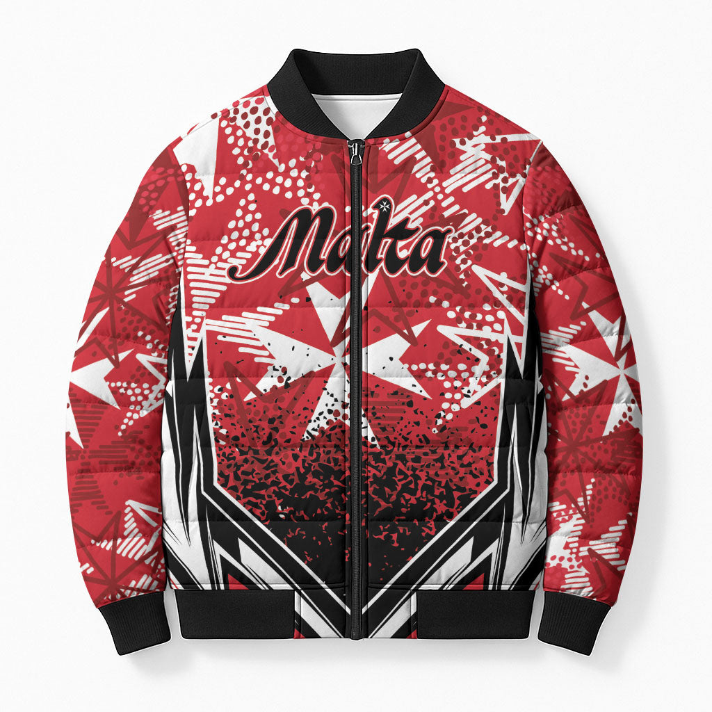 Personalised Repubblika ta Malta Bomber Puffer Jacket Dynamic Style