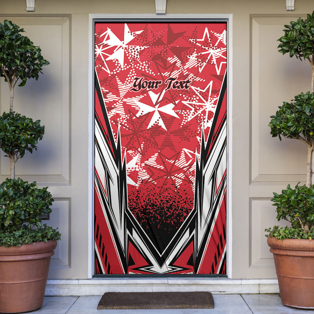Personalised Repubblika ta Malta Door Cover Dynamic Style
