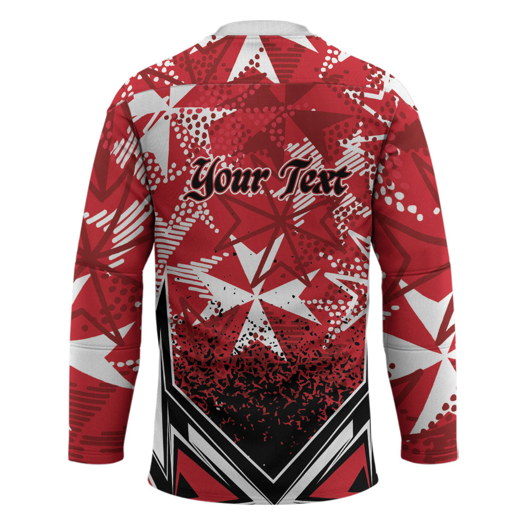 Personalised Repubblika ta Malta Hockey Jersey Dynamic Style