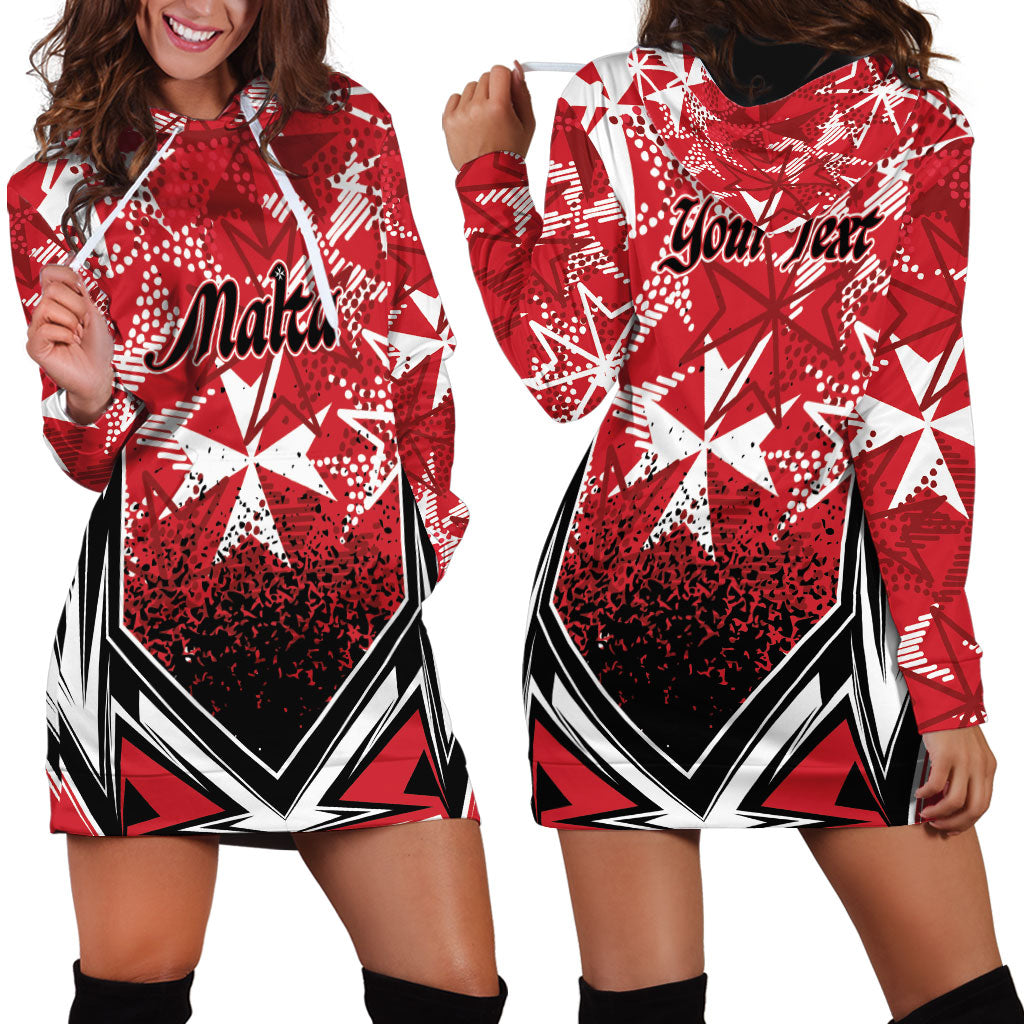 Personalised Repubblika ta Malta Hoodie Dress Dynamic Style