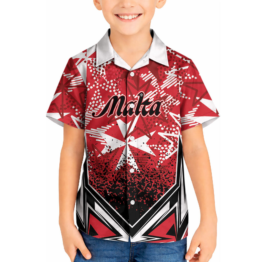 Personalised Repubblika ta Malta Kid Hawaiian Shirt Dynamic Style