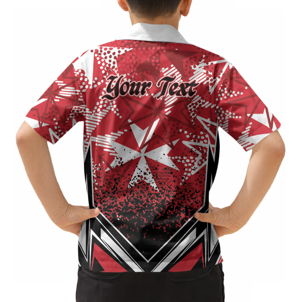 Personalised Repubblika ta Malta Kid Hawaiian Shirt Dynamic Style
