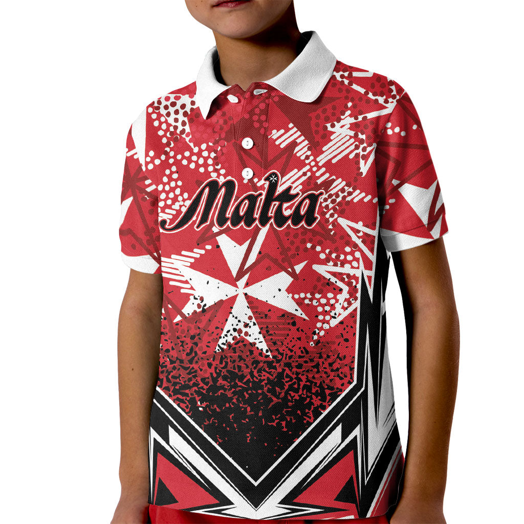 Personalised Repubblika ta Malta Kid Polo Shirt Dynamic Style