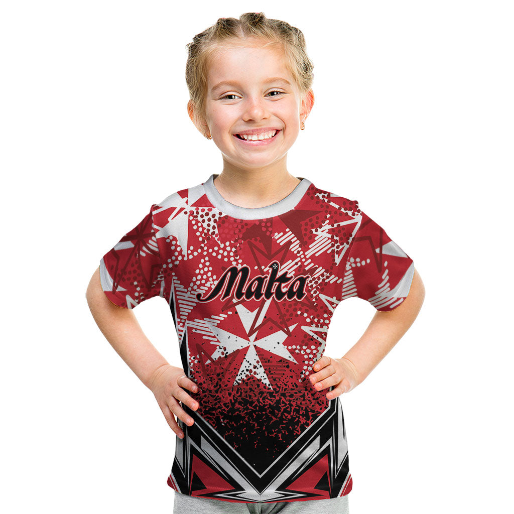 Personalised Repubblika ta Malta Kid T Shirt Dynamic Style