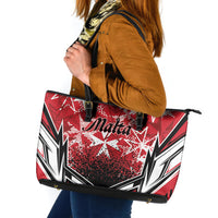 Repubblika ta Malta Leather Tote Bag Dynamic Style