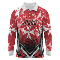 Personalised Repubblika ta Malta Long Sleeve Polo Shirt Dynamic Style