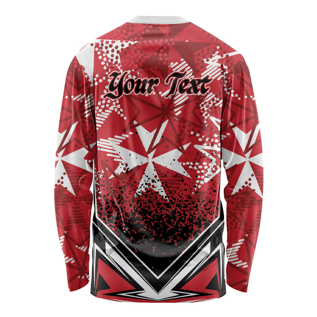 Personalised Repubblika ta Malta Long Sleeve Shirt Dynamic Style