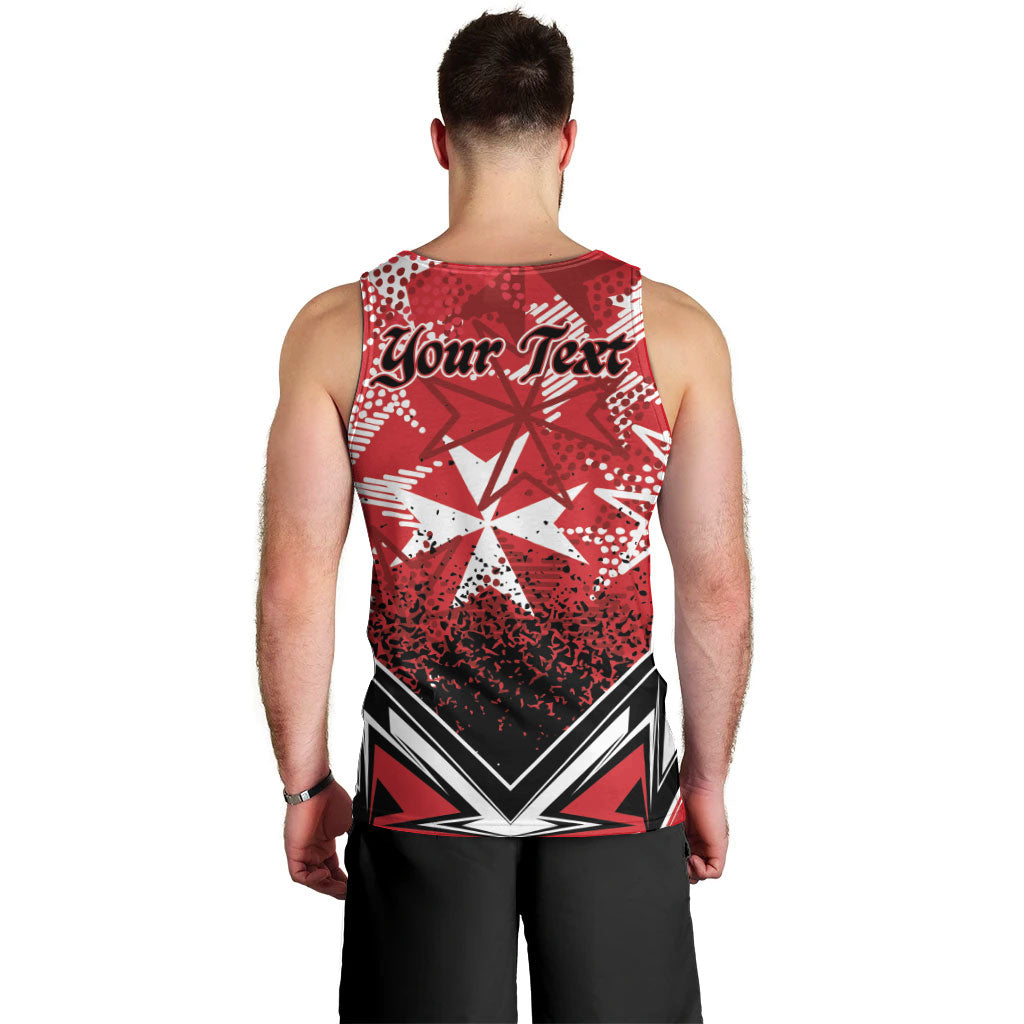 Personalised Repubblika ta Malta Men Tank Top Dynamic Style