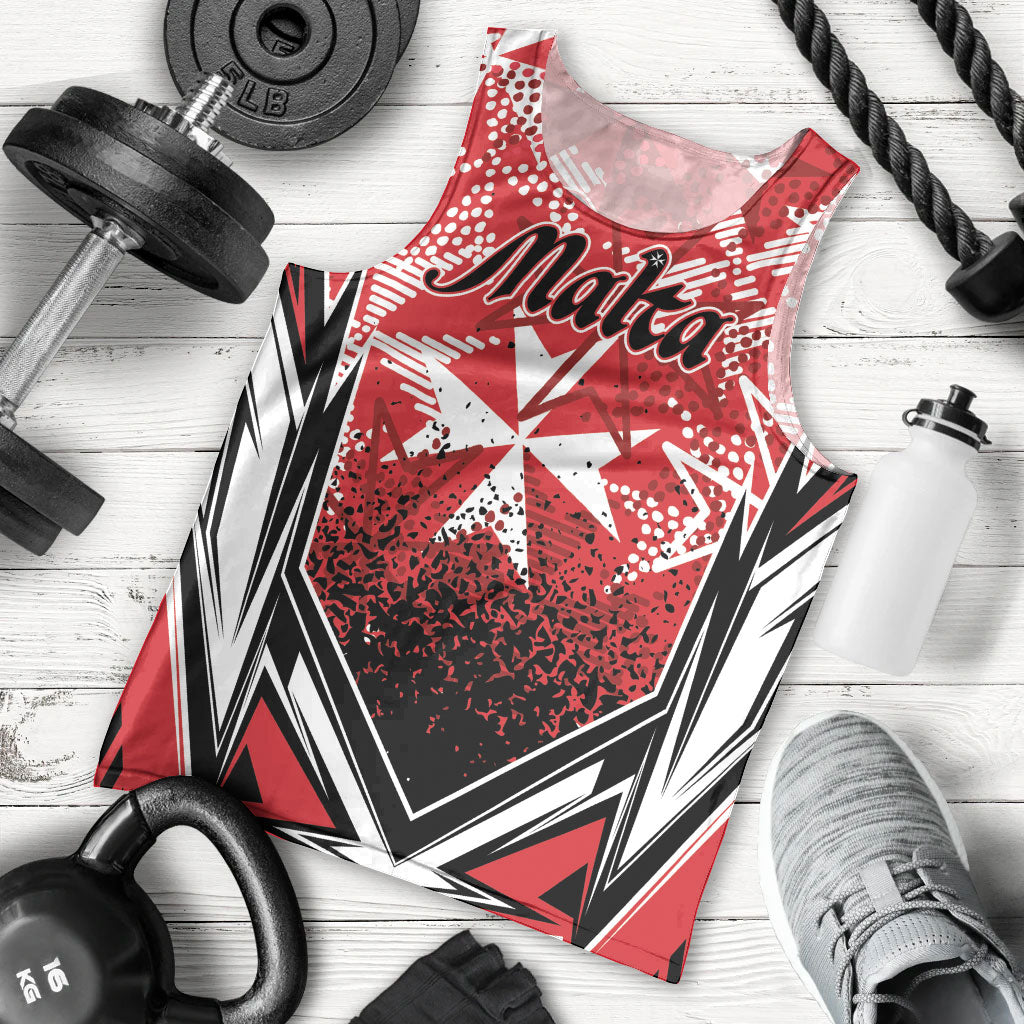 Personalised Repubblika ta Malta Men Tank Top Dynamic Style