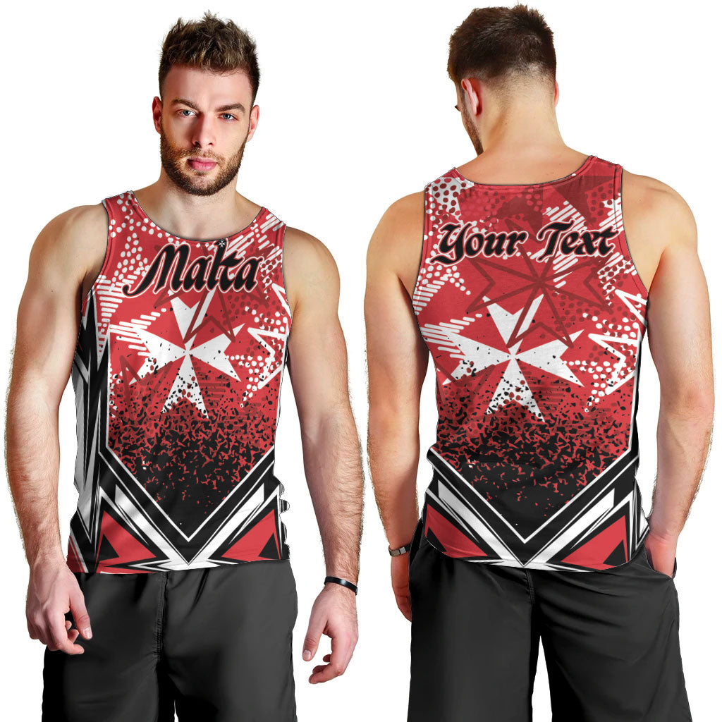 Personalised Repubblika ta Malta Men Tank Top Dynamic Style