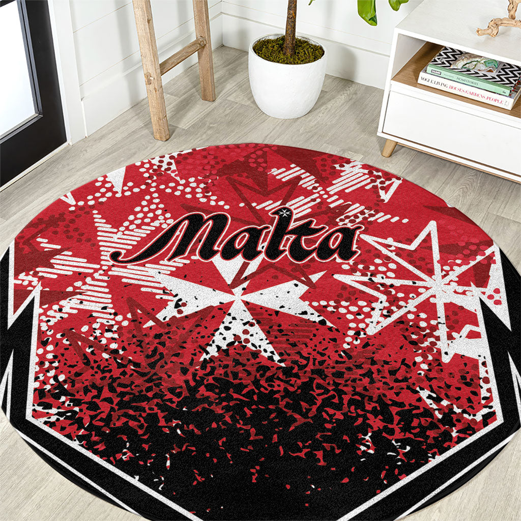 Repubblika ta Malta Round Carpet Dynamic Style