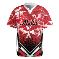Personalised Repubblika ta Malta Rugby Jersey Dynamic Style