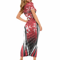 Personalised Repubblika ta Malta Short Sleeve Bodycon Dress Dynamic Style