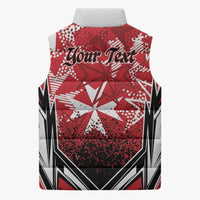 Personalised Repubblika ta Malta Sleeveless Puffer Jacket Dynamic Style