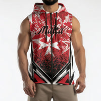 Personalised Repubblika ta Malta Sleeveless Zip Hoodie Dynamic Style