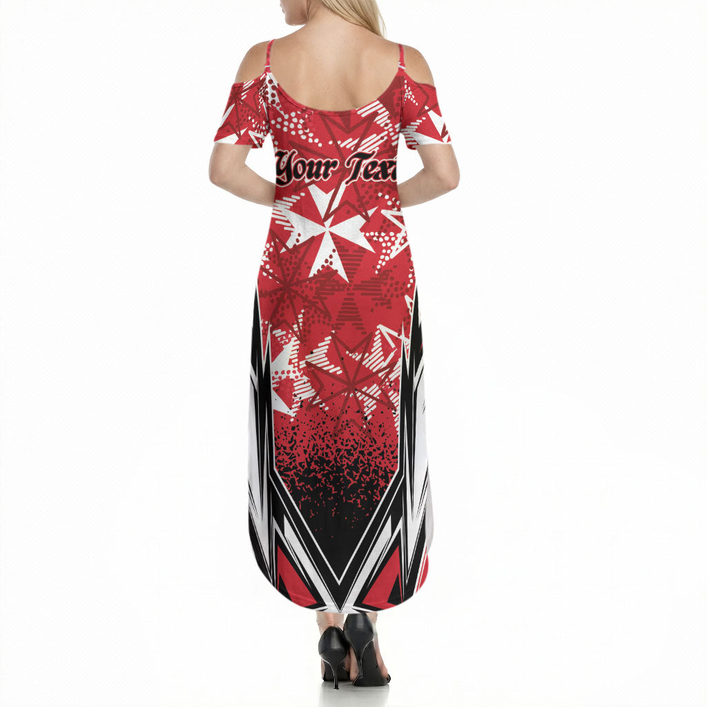 Personalised Repubblika ta Malta Summer Maxi Dress Dynamic Style