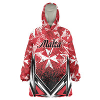 Personalised Repubblika ta Malta Wearable Blanket Hoodie Dynamic Style
